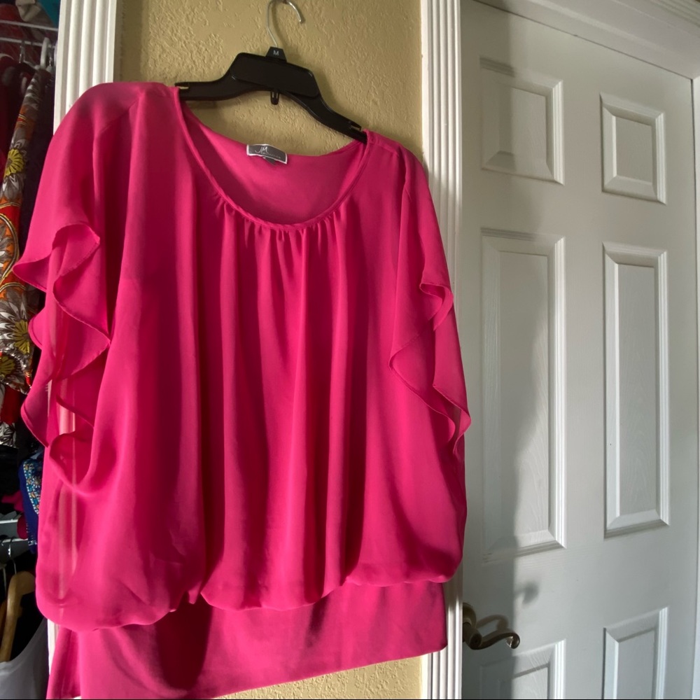 JM collection.  Macys. Womens blouse